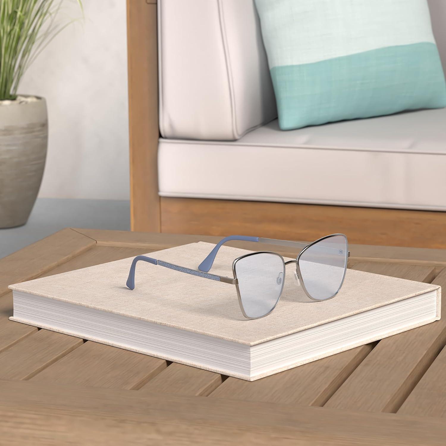 Gafas de Sol Fresco FR1L UV400 para Mujeres - Plata Azul