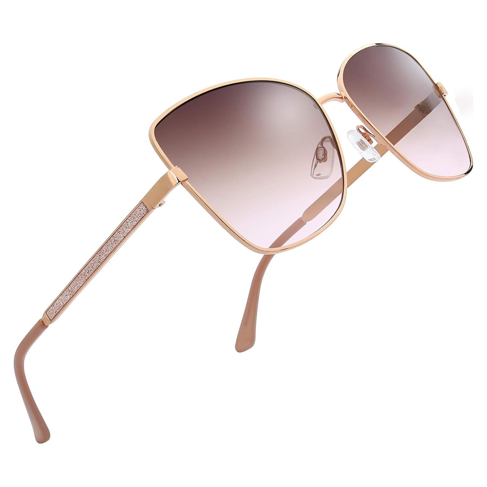 Gafas de Sol Fresco FR1L UV400 para Mujeres Oro Rosa