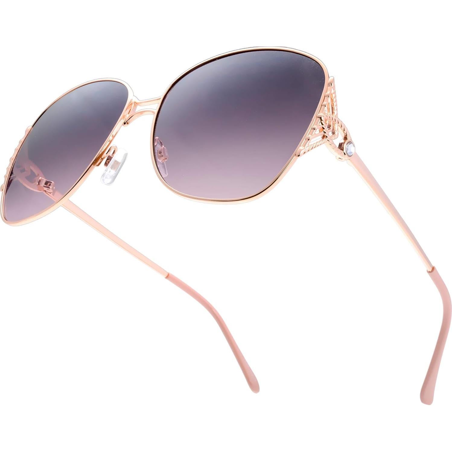 Gafas de Sol Fresco FR1L UV400 para Mujeres - Dorado