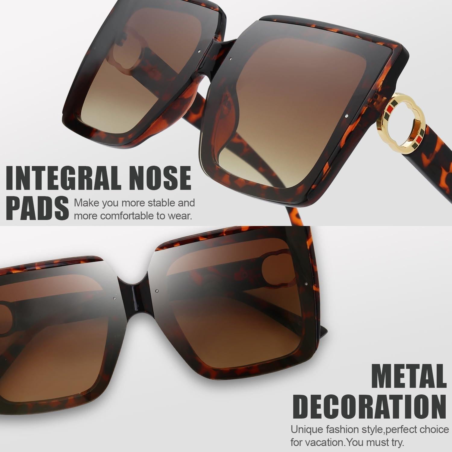 Gafas de Sol Fresco FR1L UV400 para Mujeres con Estuche