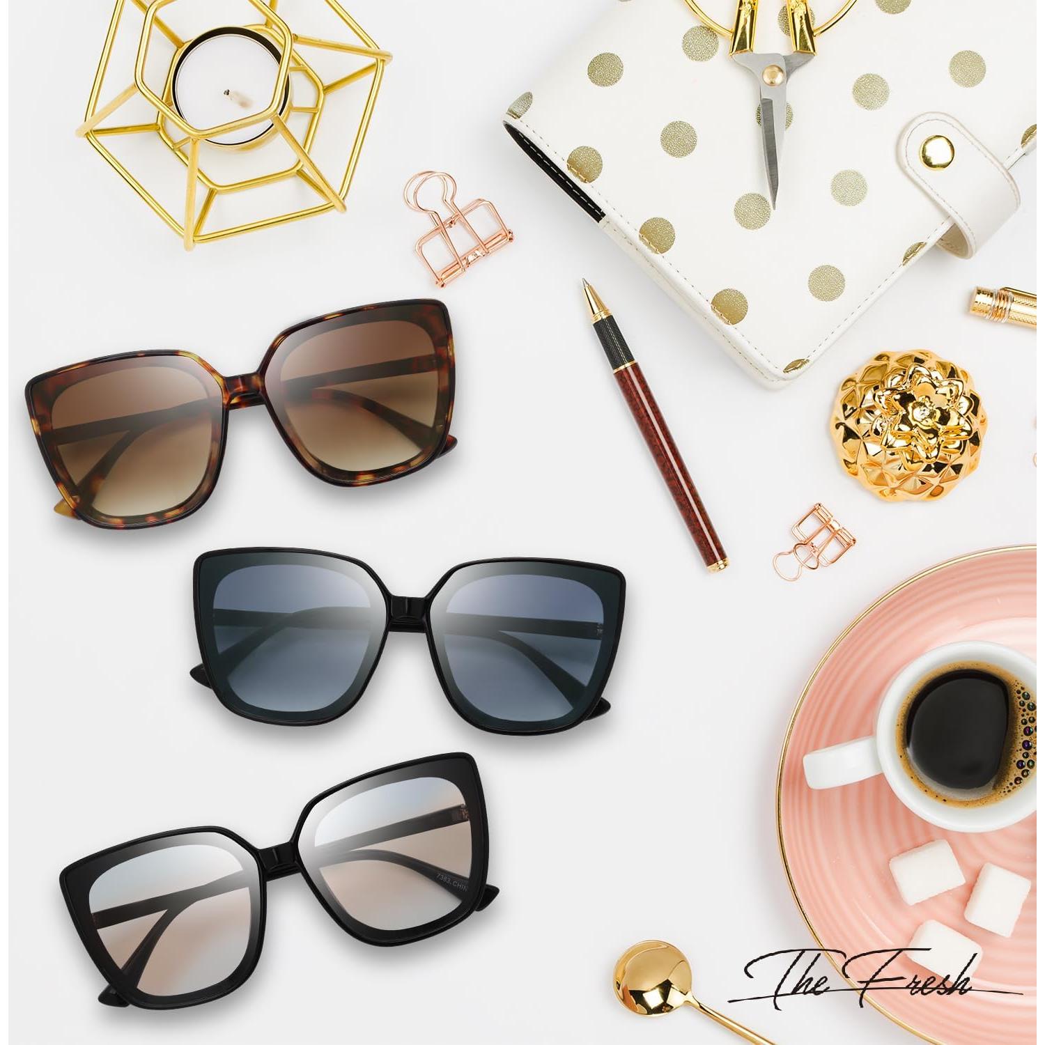 Gafas de Sol Fresco FR1L UV400 para Mujeres - Estilo Chic