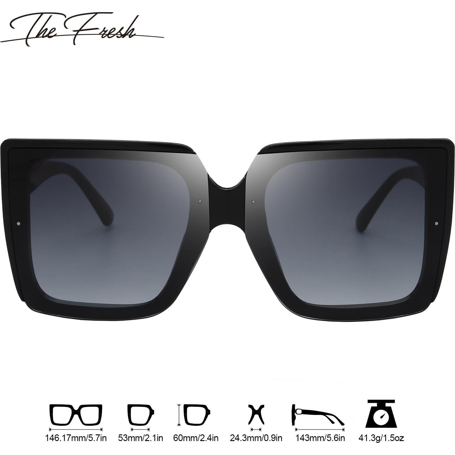 Gafas de Sol UV400 Fresh FR1L para Mujeres - Negro