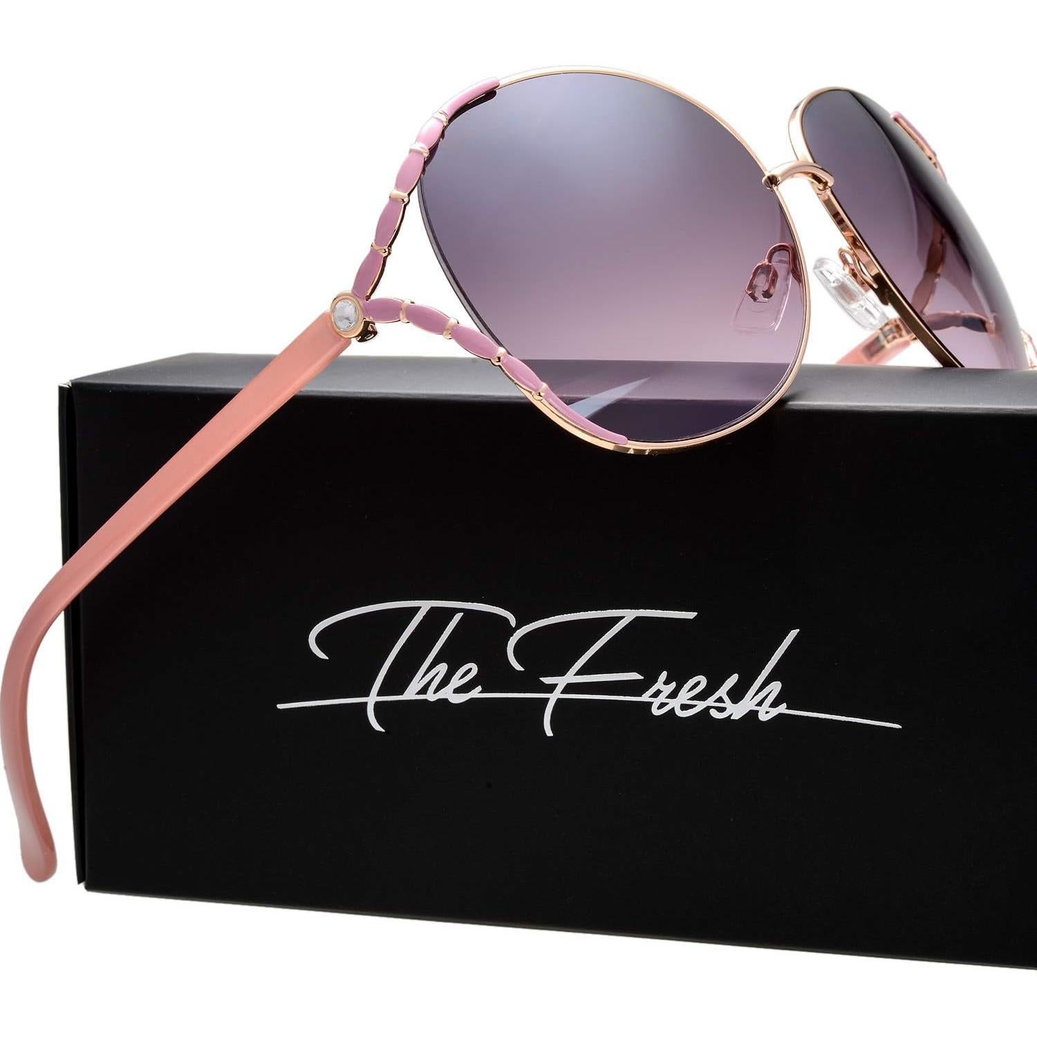 Gafas de Sol Fresco UV400 para Mujeres con Estuche Regalo