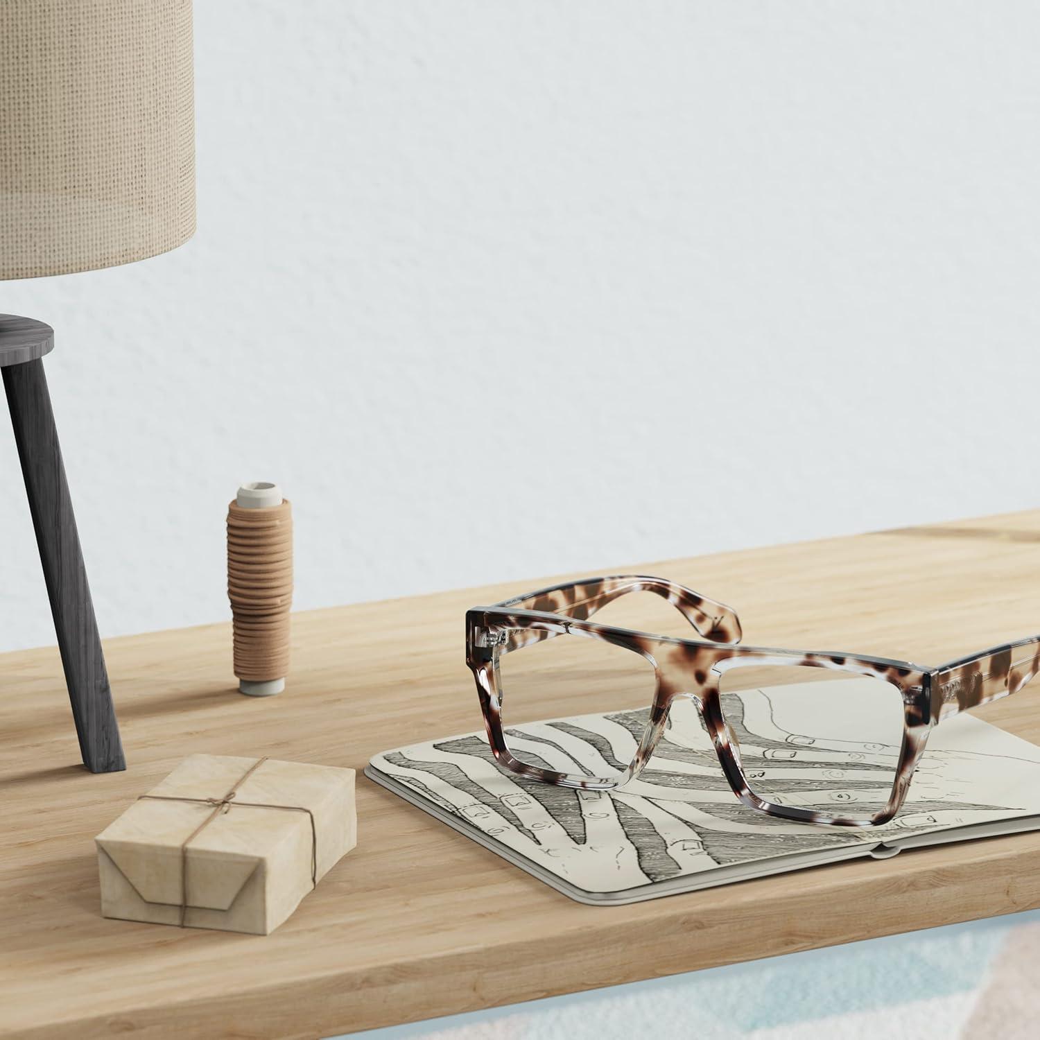 Gafas VISOONE Bloqueo Luz Azul Chunky Unisex Alba