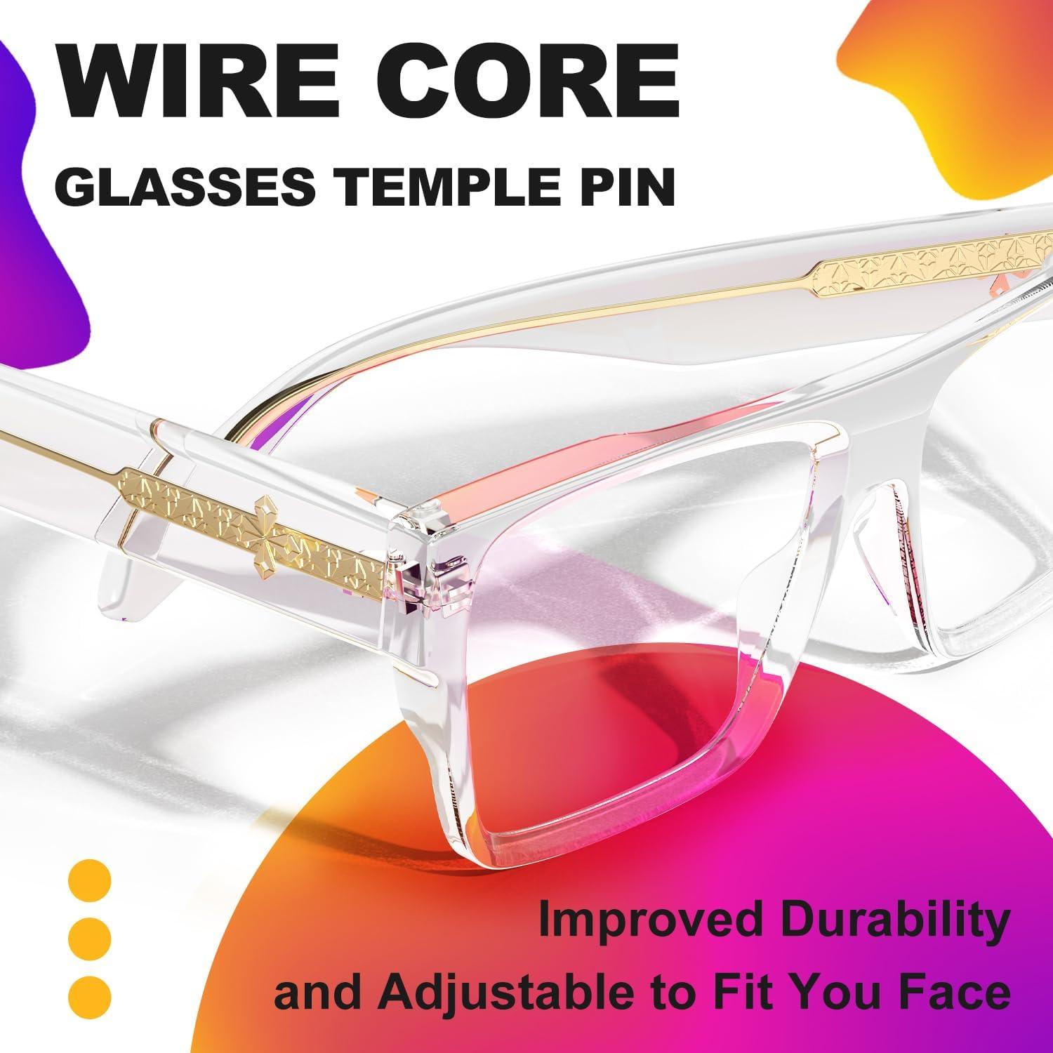 Gafas Bloqueadoras de Luz Azul VISOONE Alba Cuadradas Unisex