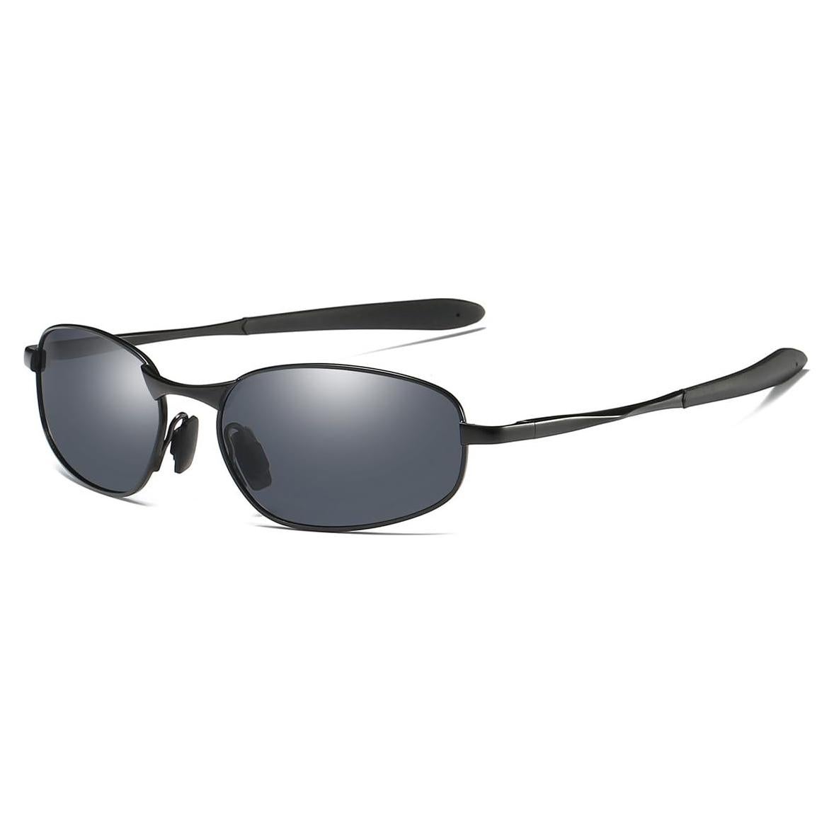 Gafas de sol polarizadas ZHILE UV400 marco metal pequeño