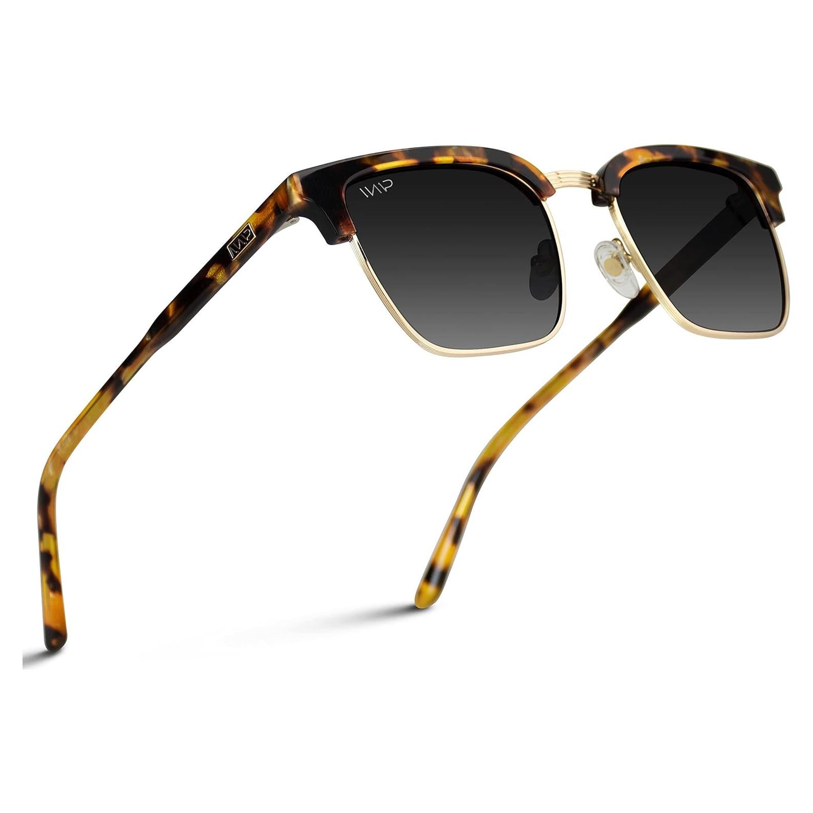 Gafas de Sol Polarizadas WearMe Pro Unisex Tortuga Lente Negra
