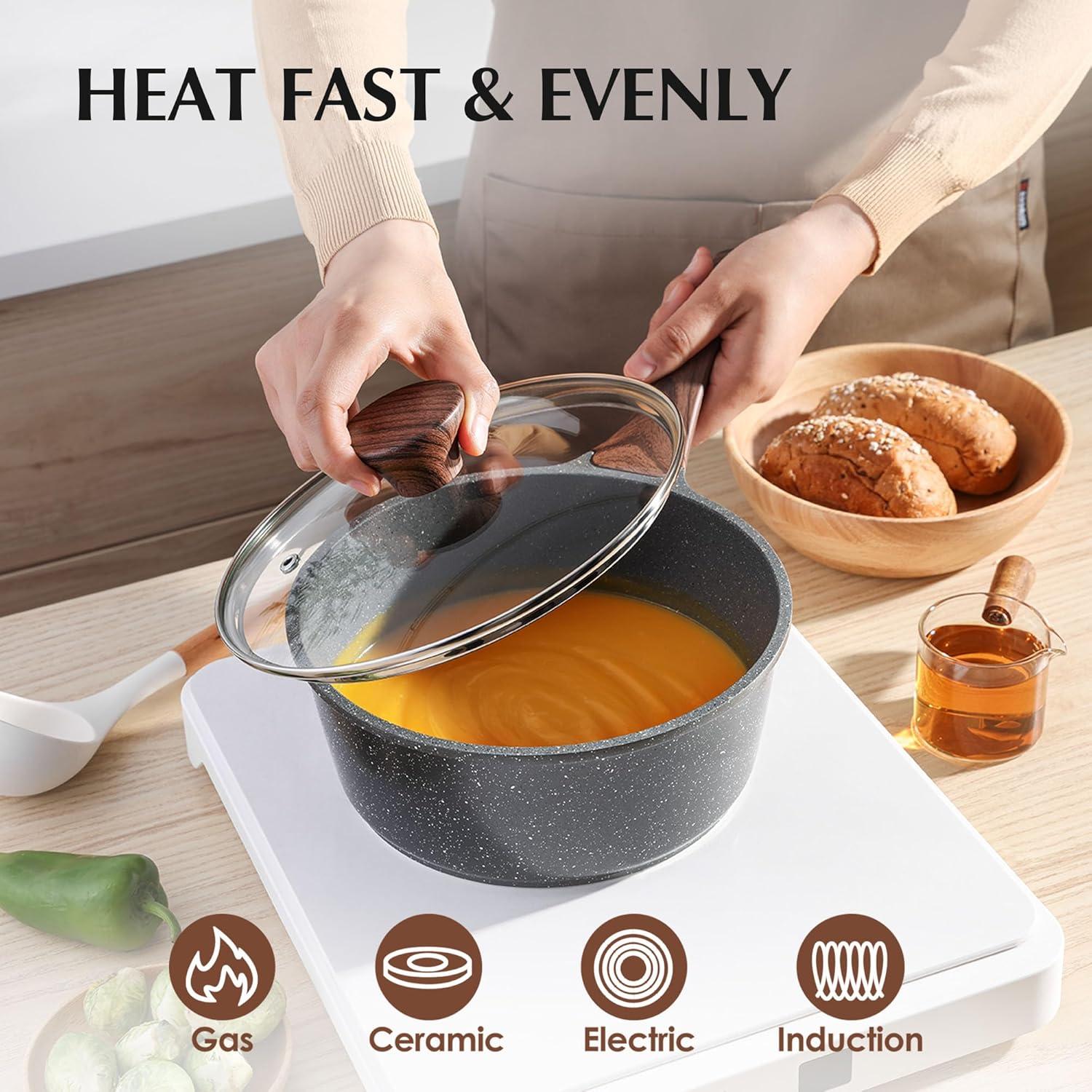 Juego de Utensilios de Cocina SENSARTE 23 Piezas Antiadherente