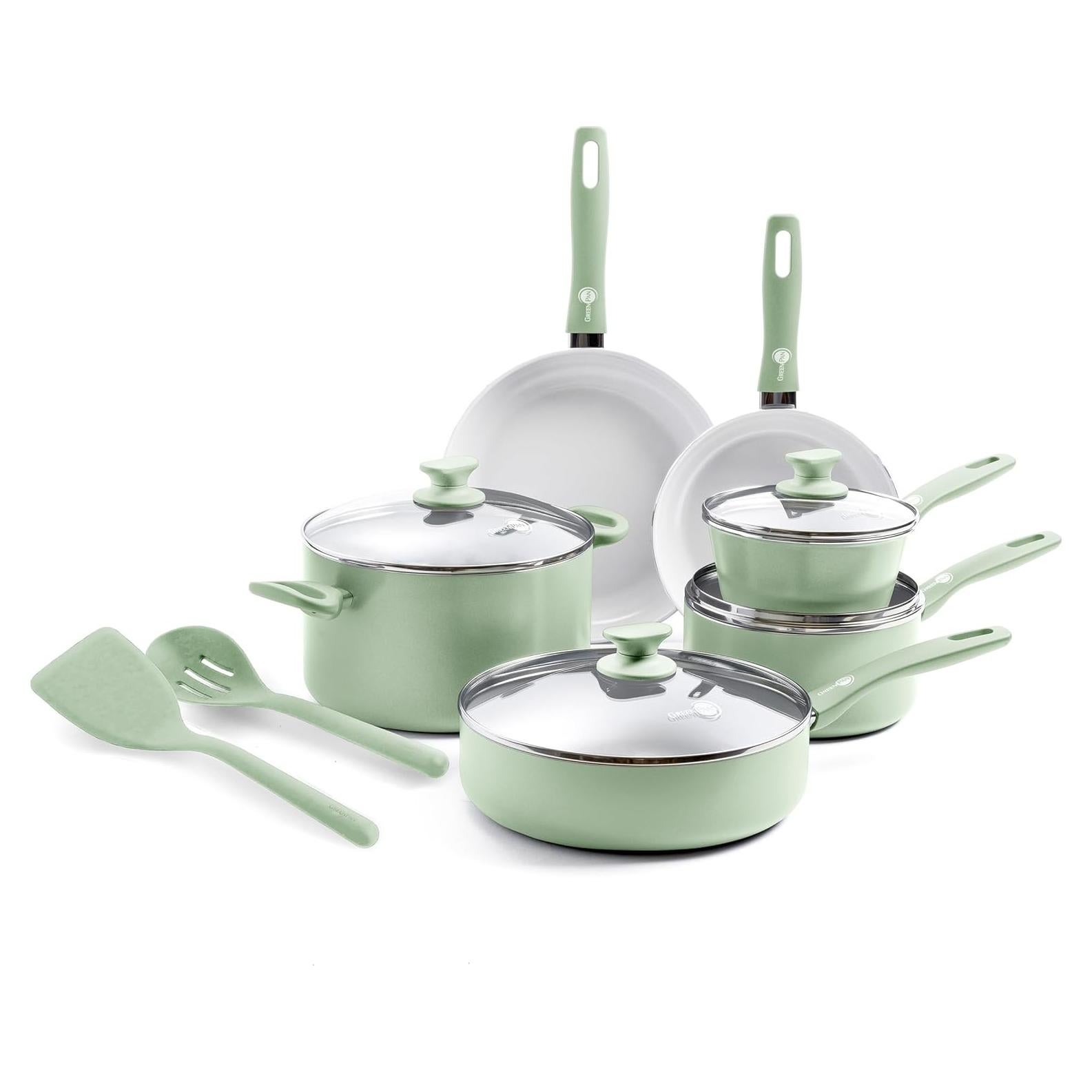 Juego de Utensilios de Cocina GreenPan Dover 12 Piezas Verde