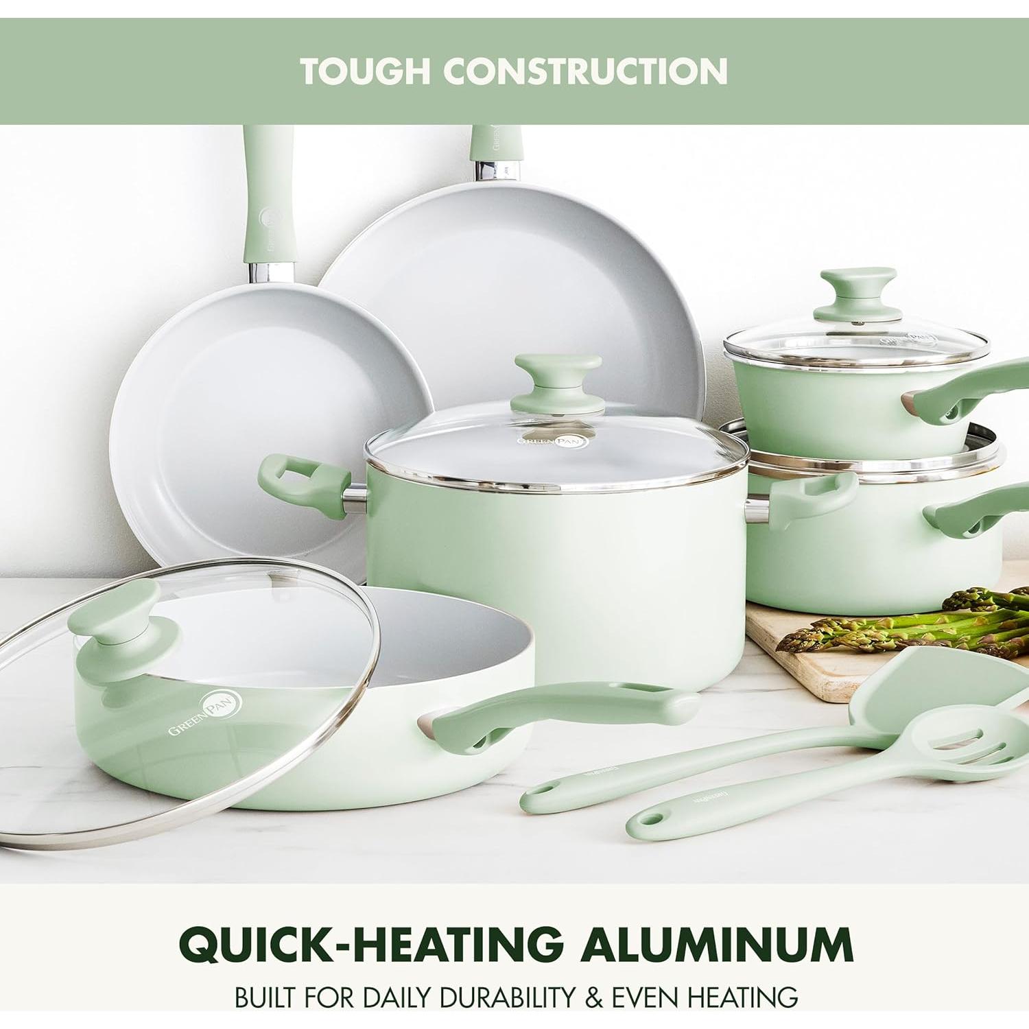 Juego de Utensilios de Cocina GreenPan Dover 12 Piezas Verde