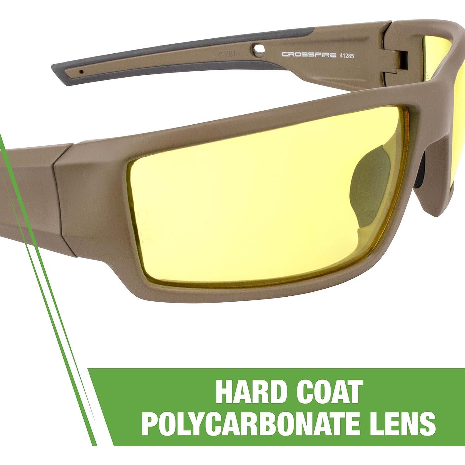 Gafas de Seguridad Crossfire 41285 Policarbonato Amarillo