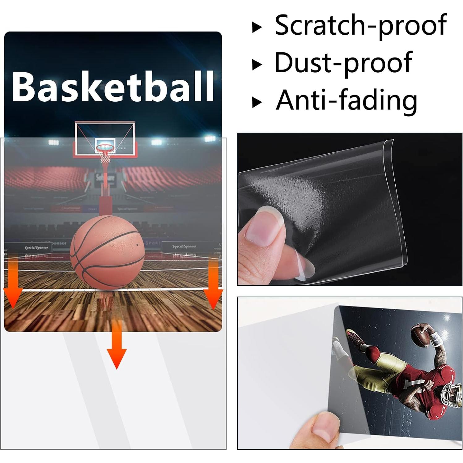 Fundas para Cartas Mlikero 1000 Unidades 66x91mm 10 Colores