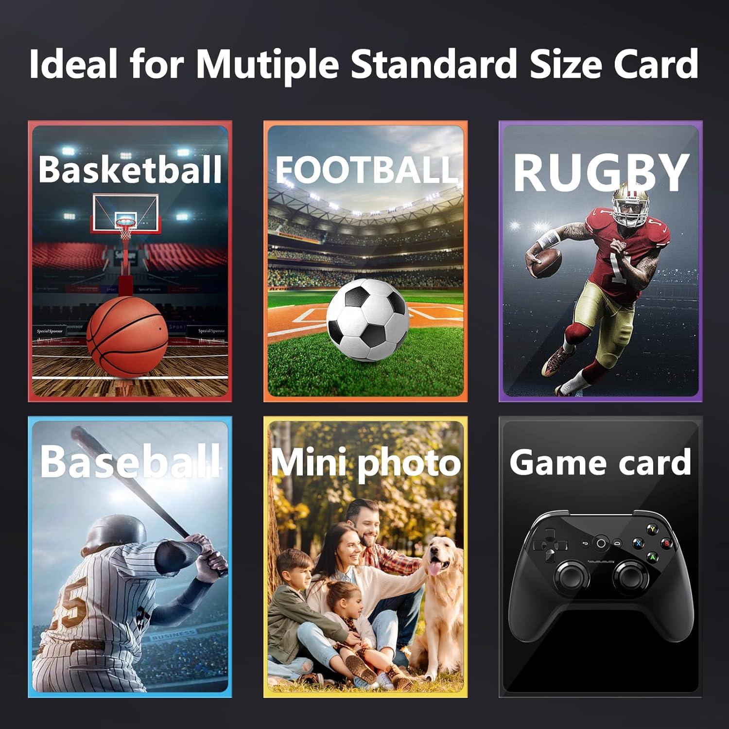 Fundas para Cartas Mlikero 1000 Unidades 66x91mm 10 Colores