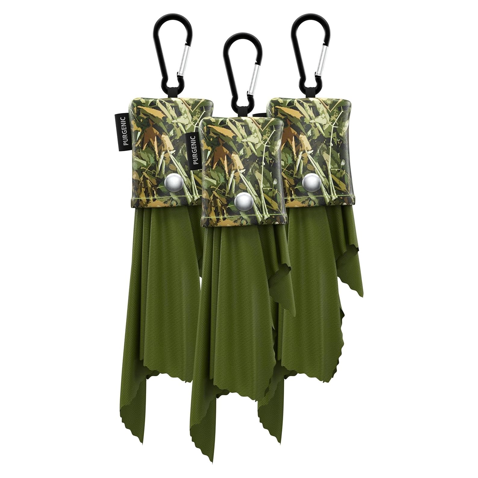 Paño de Microfibra Purgenic 3 Paquetes Verde para Gafas