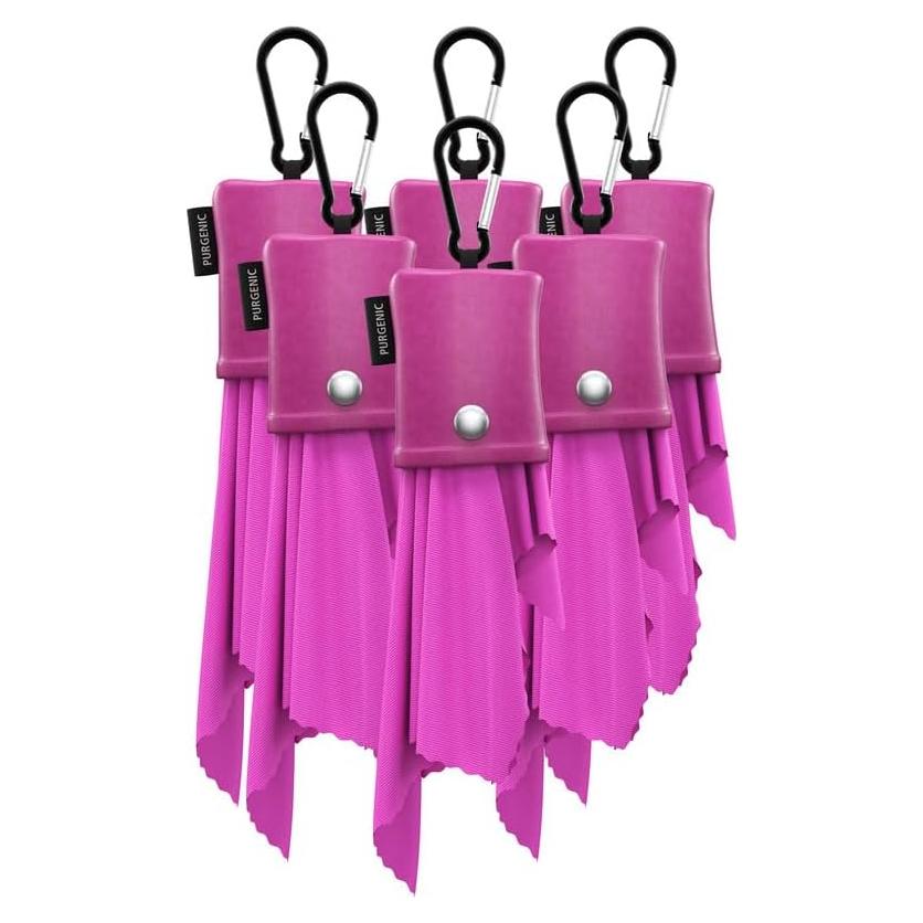Paño de Microfibra Purgenic 6 Paquetes Rosa para Gafas