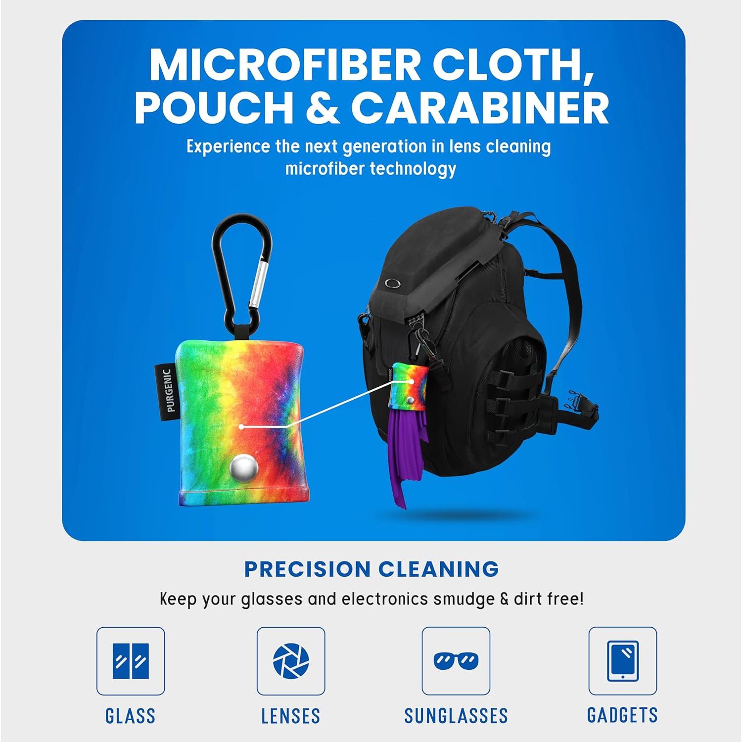 Paño de Microfibra Purgenic con Bolsillo - 1 Paquete Tie Dye