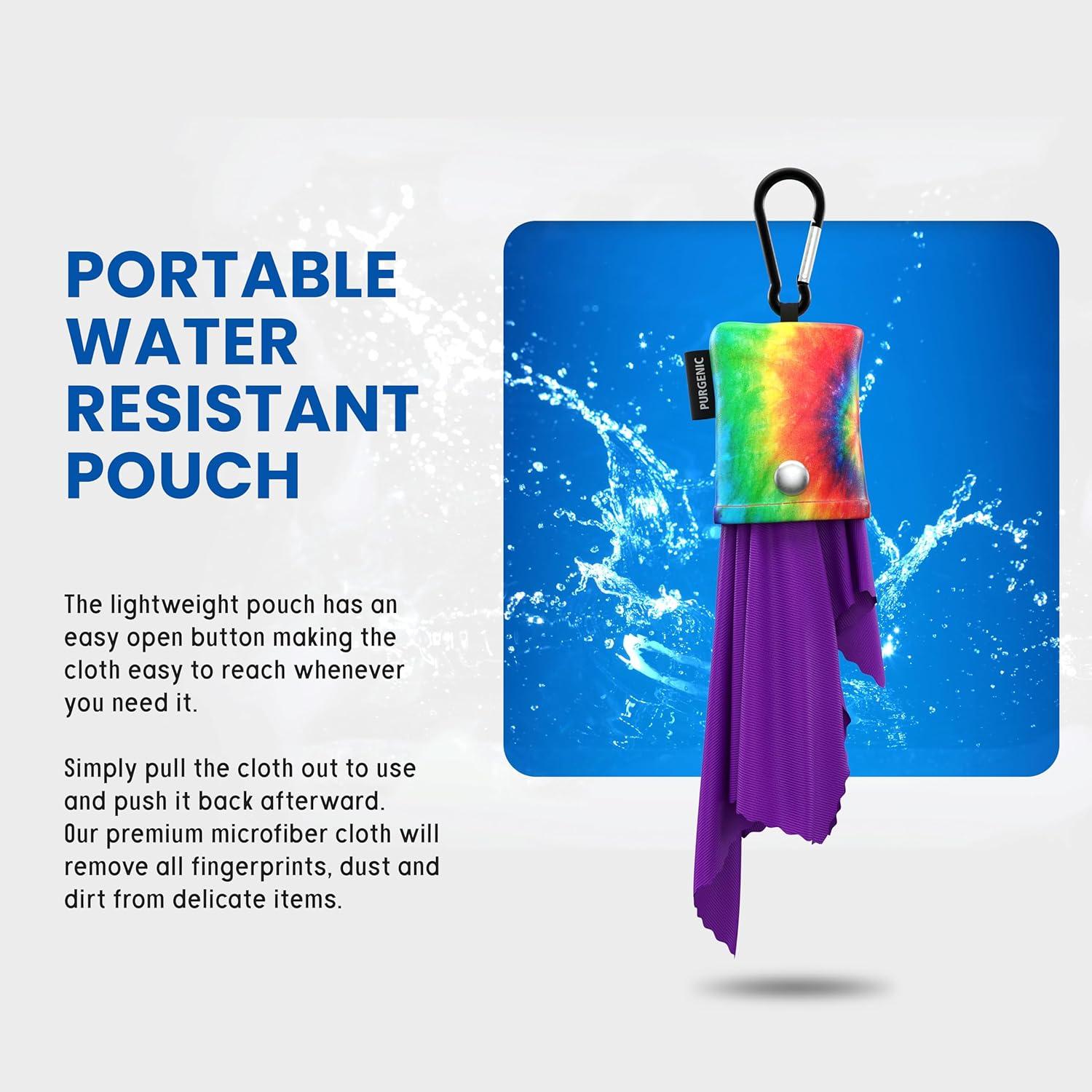 Paño de Microfibra Purgenic con Bolsillo - 1 Paquete Tie Dye
