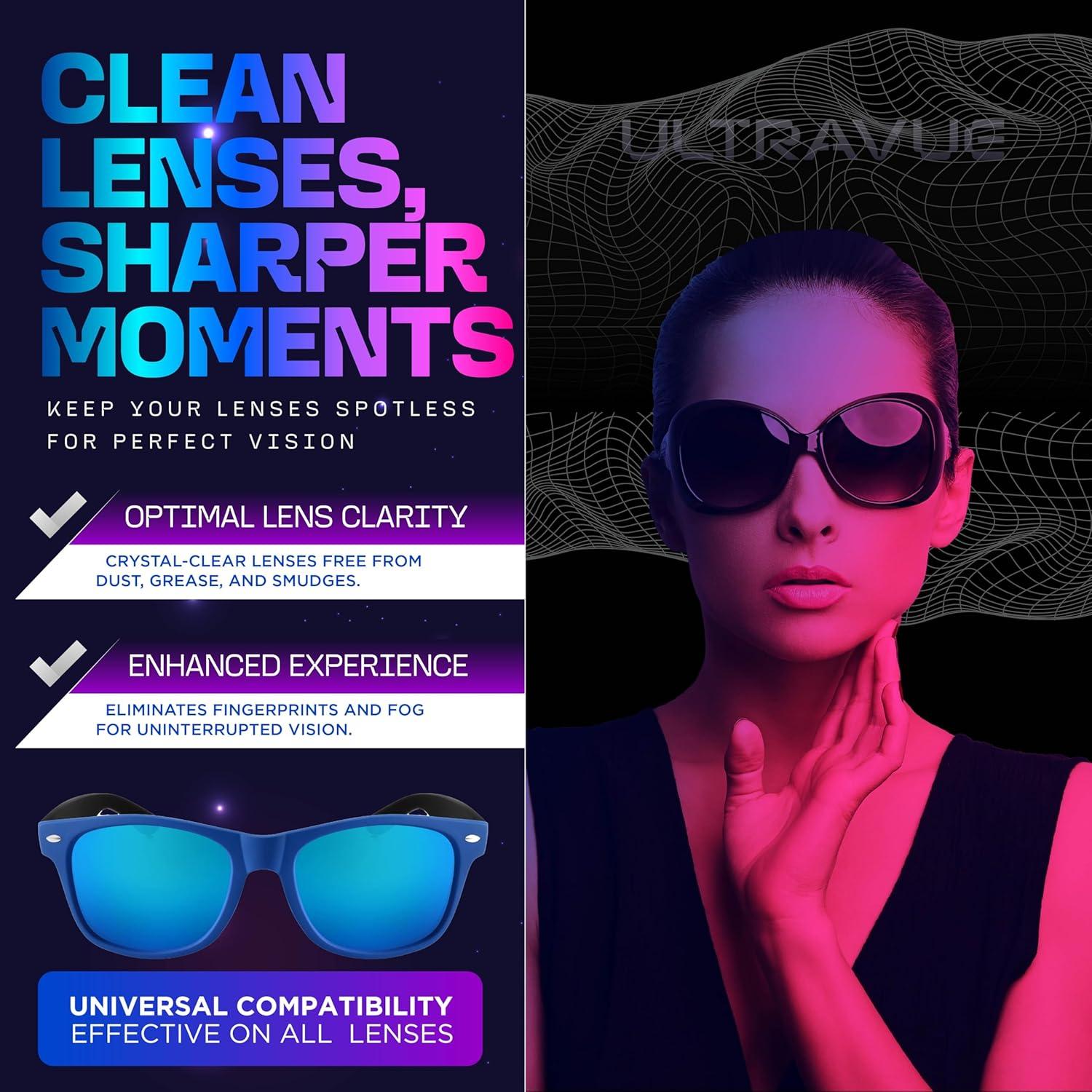 Kit Limpiador de Lentes UltraVue 2 x 236ml + 1 x 59ml