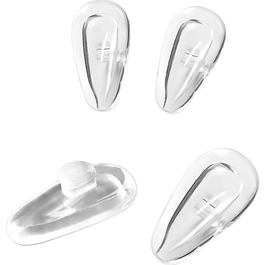 Almohadillas de nariz de silicona antideslizantes para gafas - 6 pares