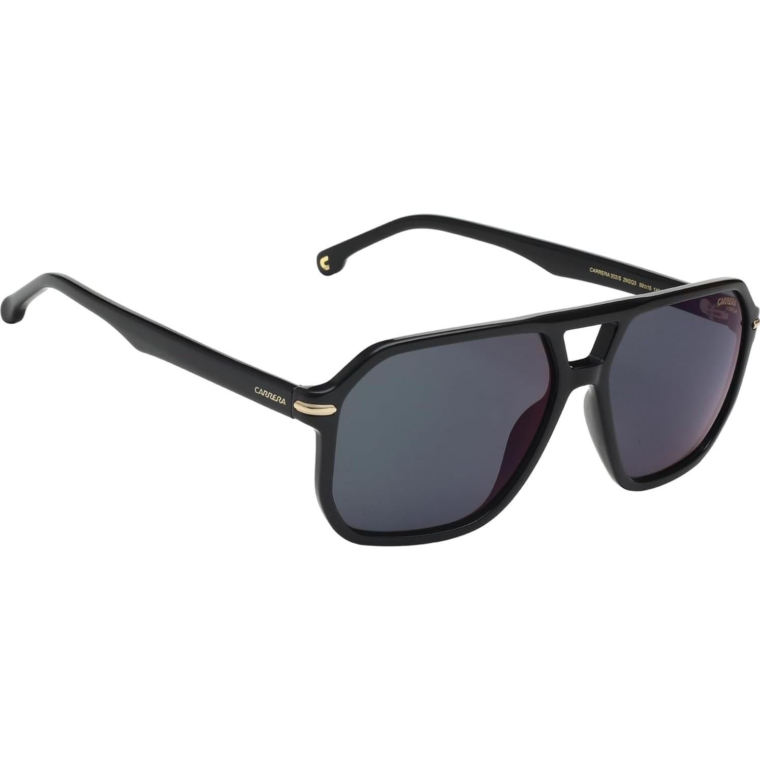 Gafas de sol Carrera para hombres 59mm Negro/Dorado