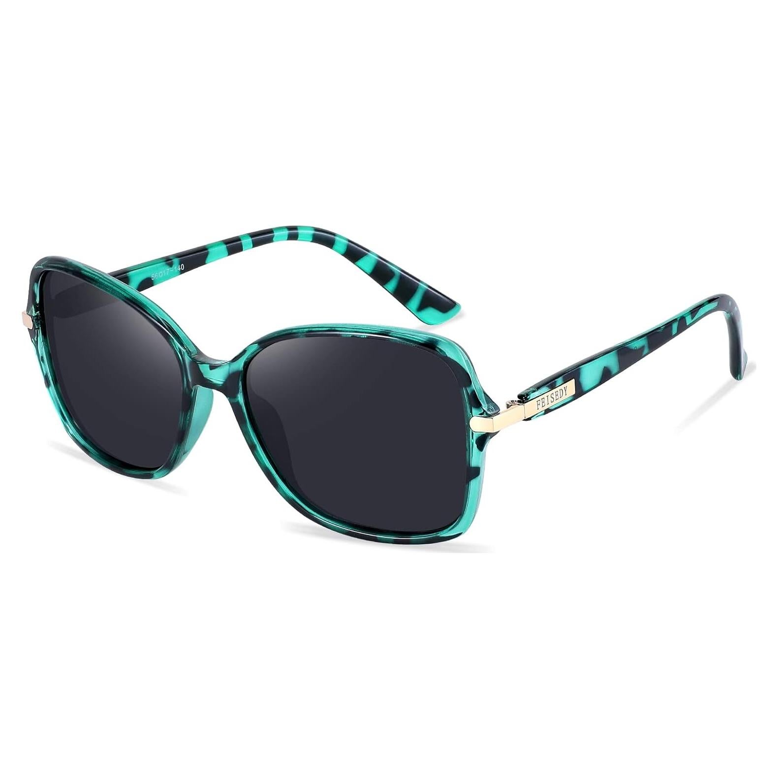 Gafas de Sol FEISEDY Cuadradas Polarizadas UV400 Mujeres