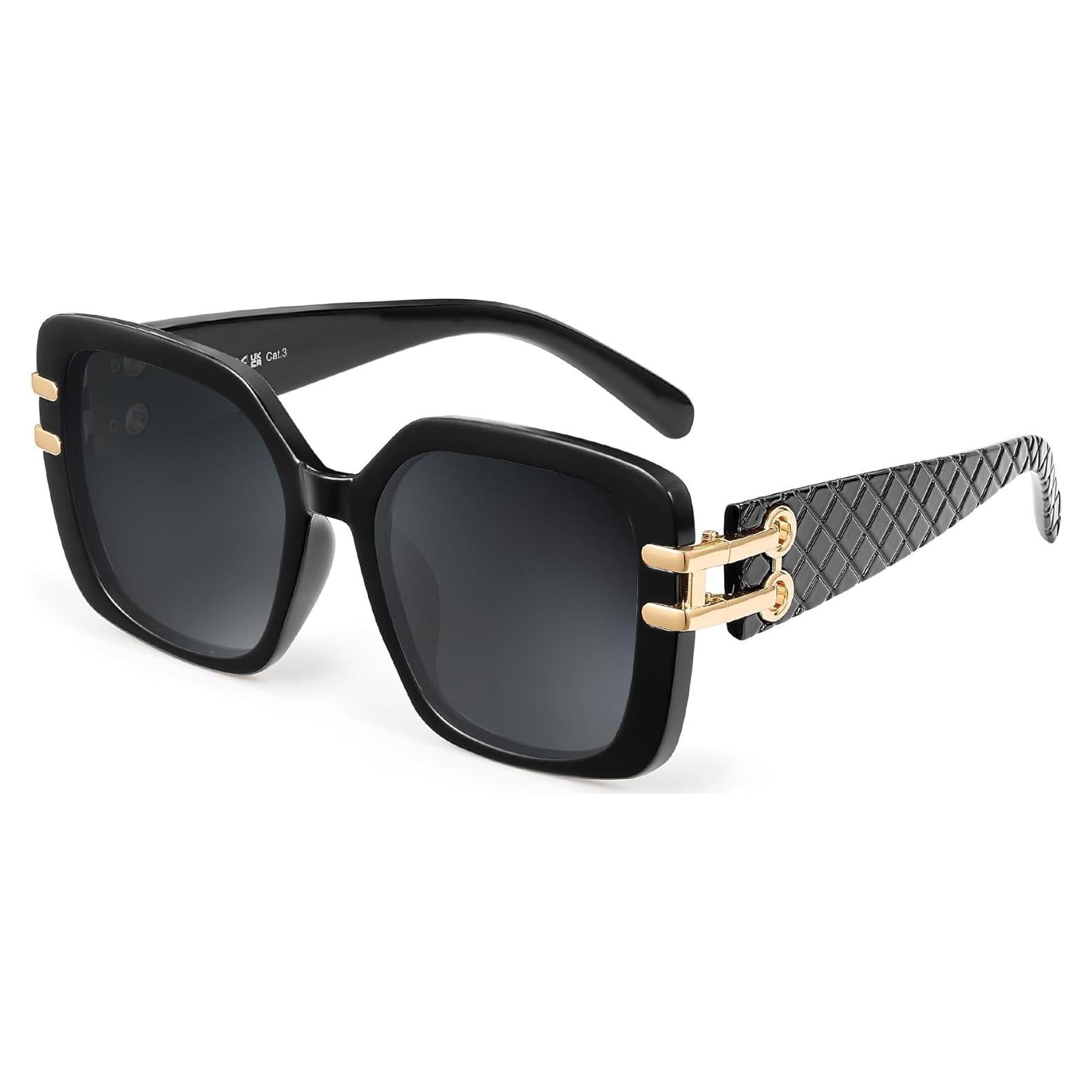 Gafas de sol JM Vintage cuadradas polarizadas UV 54mm