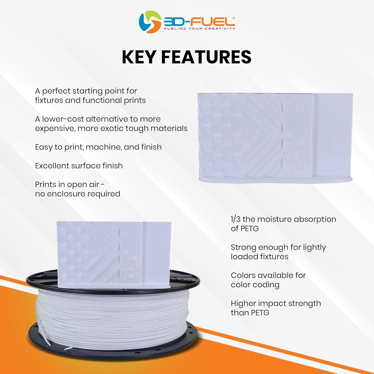 Filamento 3D 3D-Fuel Pro PCTG 1 kg Azul Cobalto