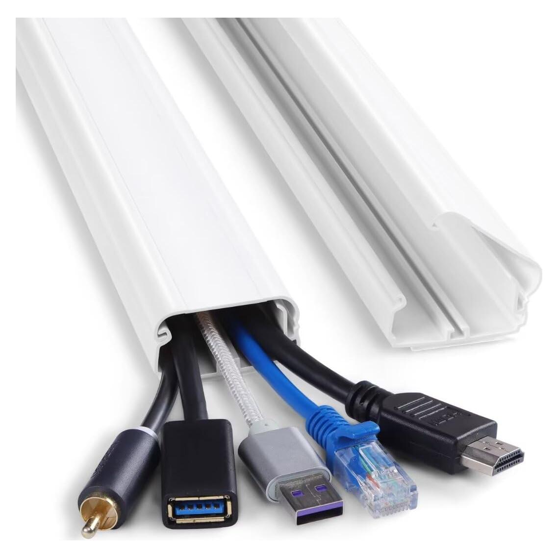 Ocultador de Cables ZhiYo CMR02 80cm Blanco para TV
