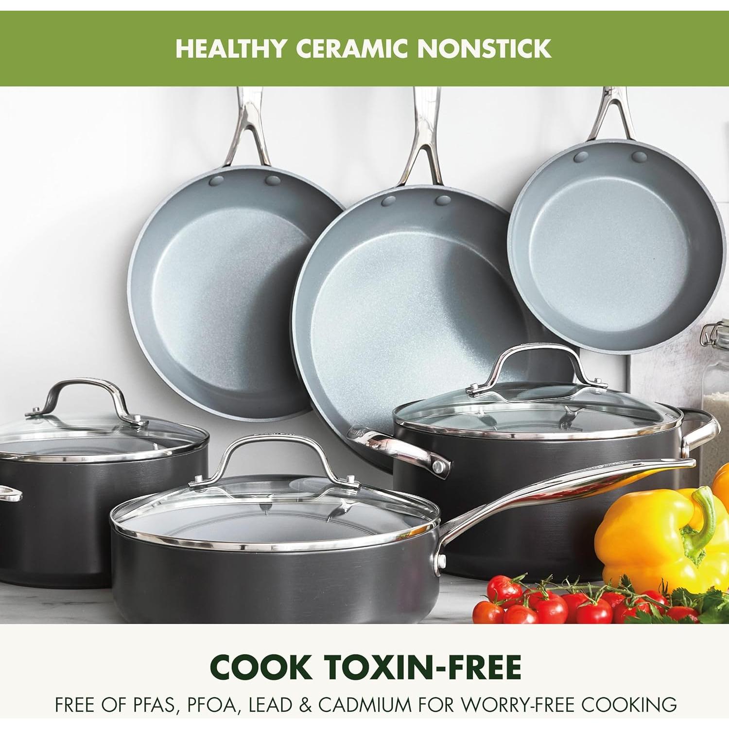 Juego de Utensilios de Cocina GreenPan 11 Piezas Antiadherente