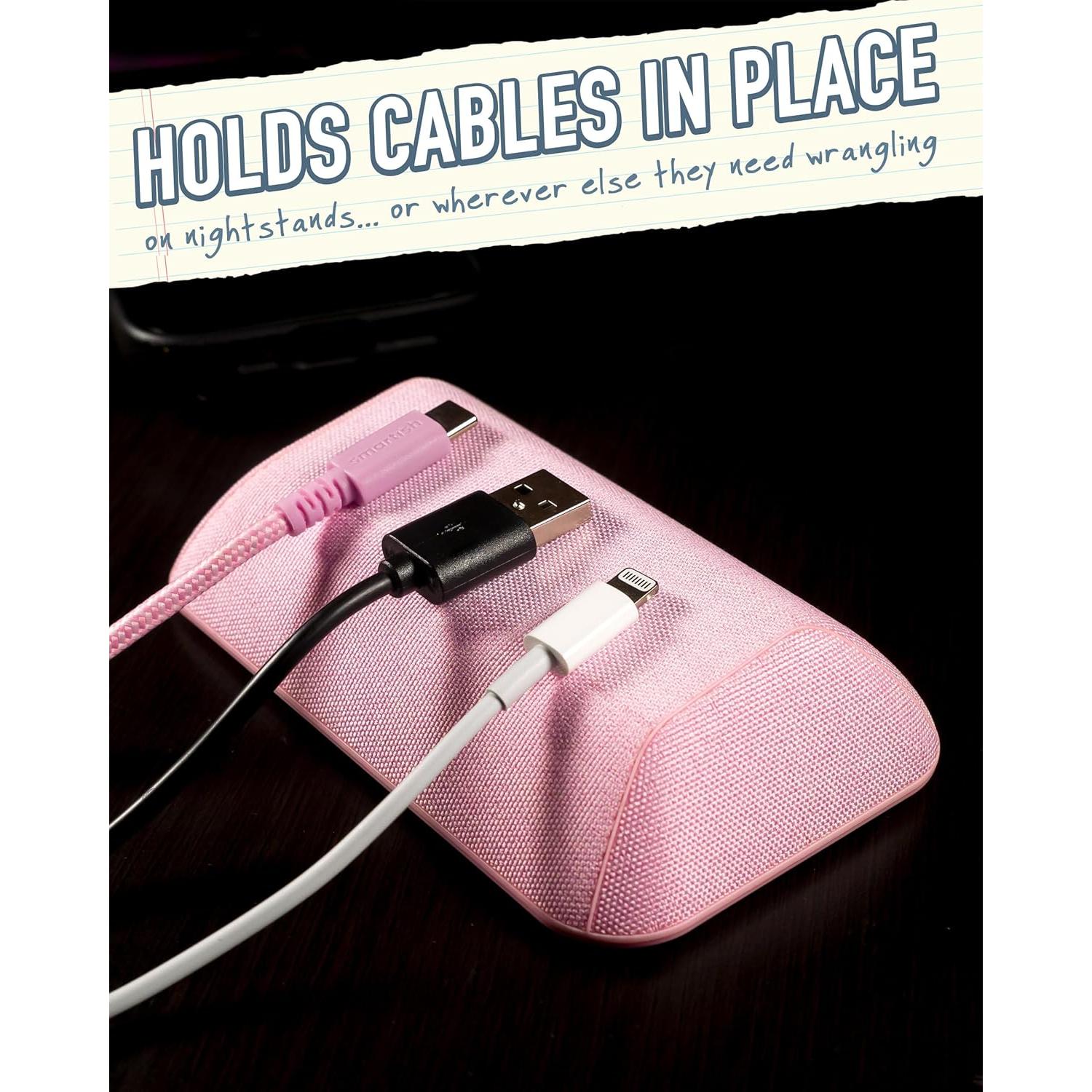 Soporte Magnético para Cables Smartish - Organizador Grande Rosa