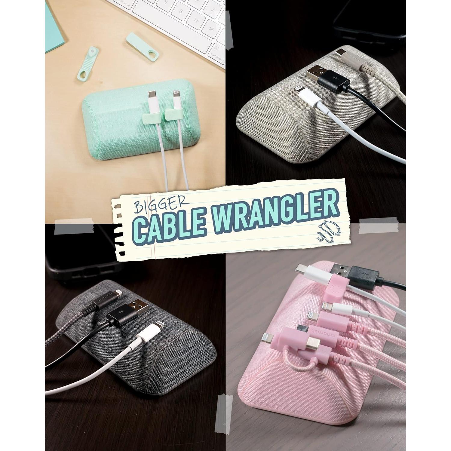 Soporte Magnético para Cables Smartish - Organizador Grande Rosa