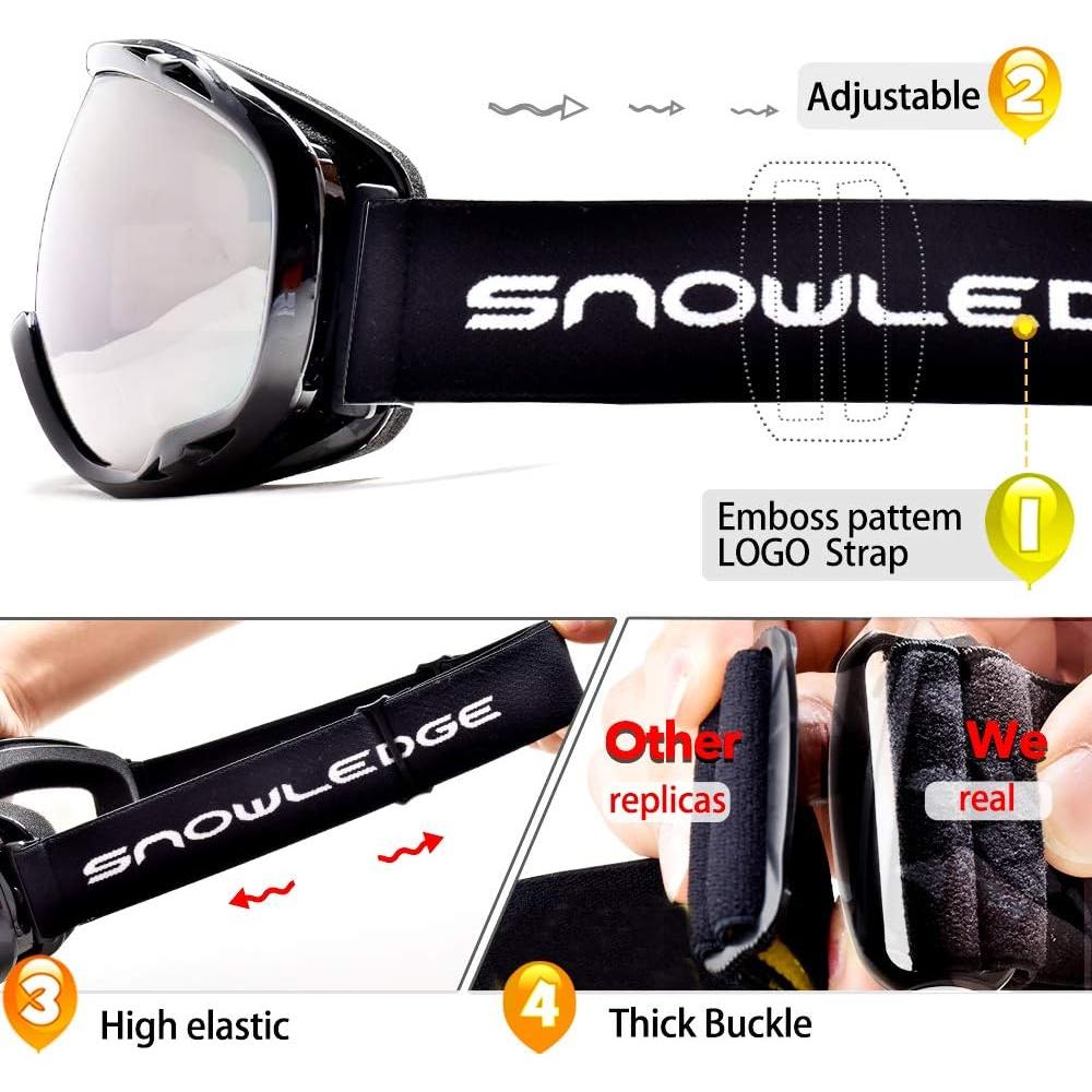 Gafas de Esquí Hubo Sport OTG Antivaho UV para Adultos