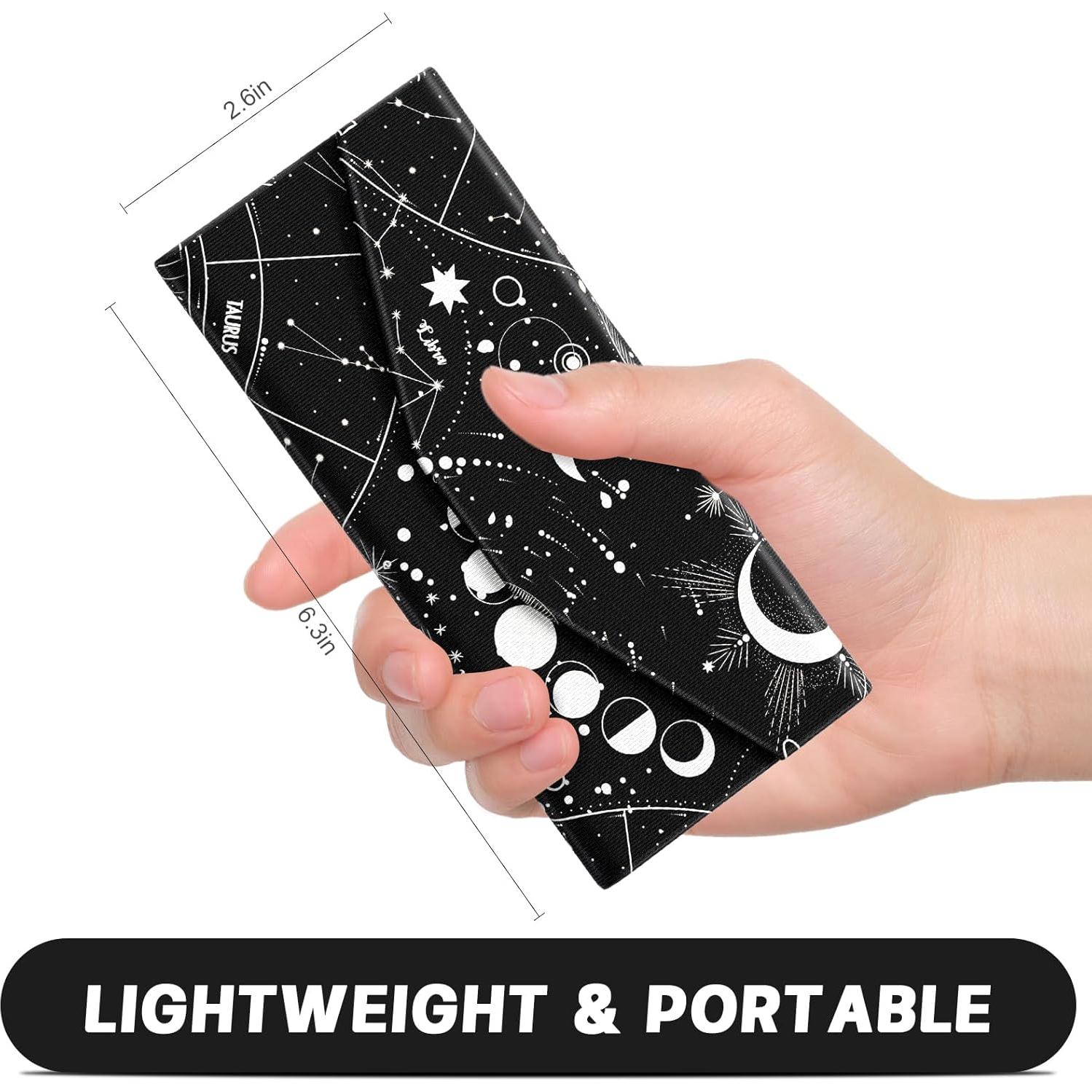 Estuche Plegable para Gafas de Cuero PU Magnético Unisex