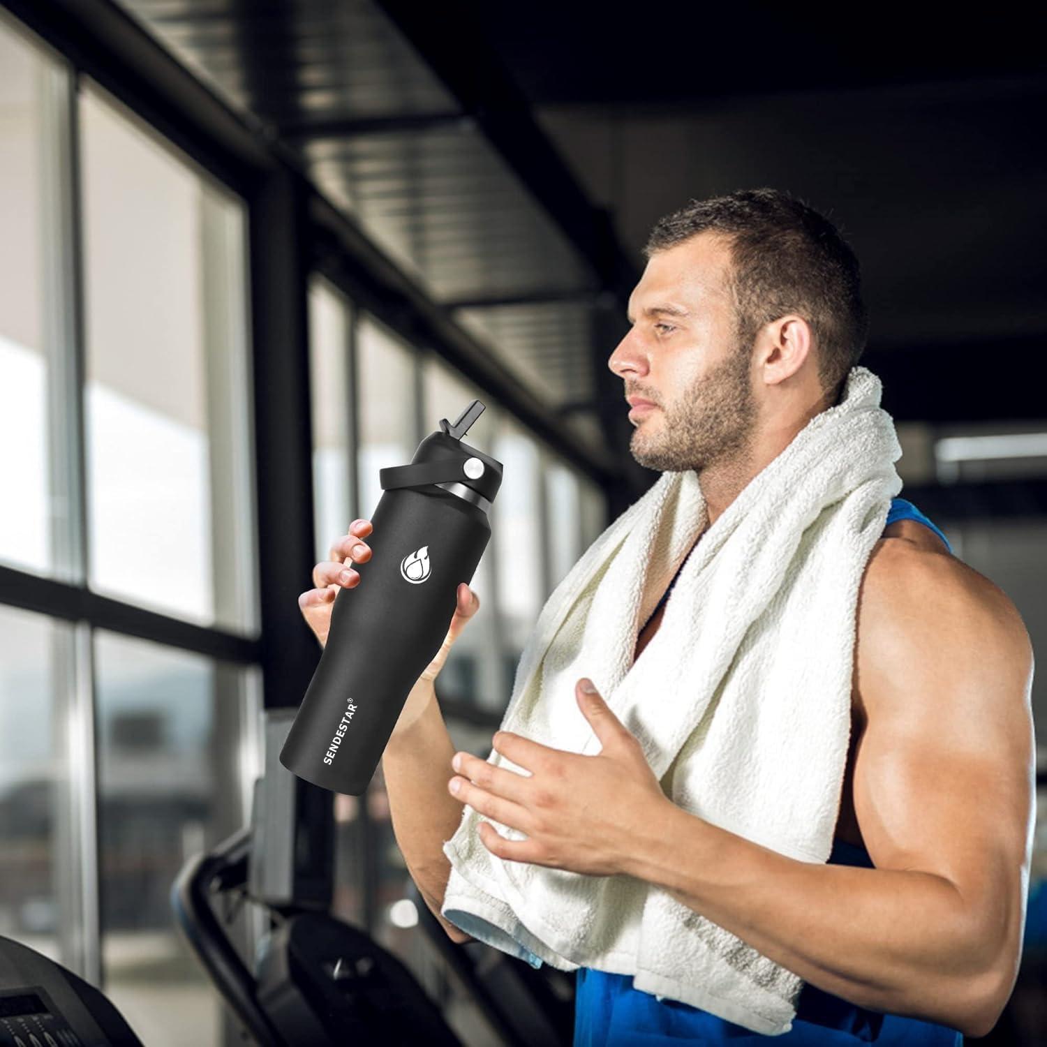 Botella de Agua SENDESTAR 32oz Acero Inoxidable Aislada