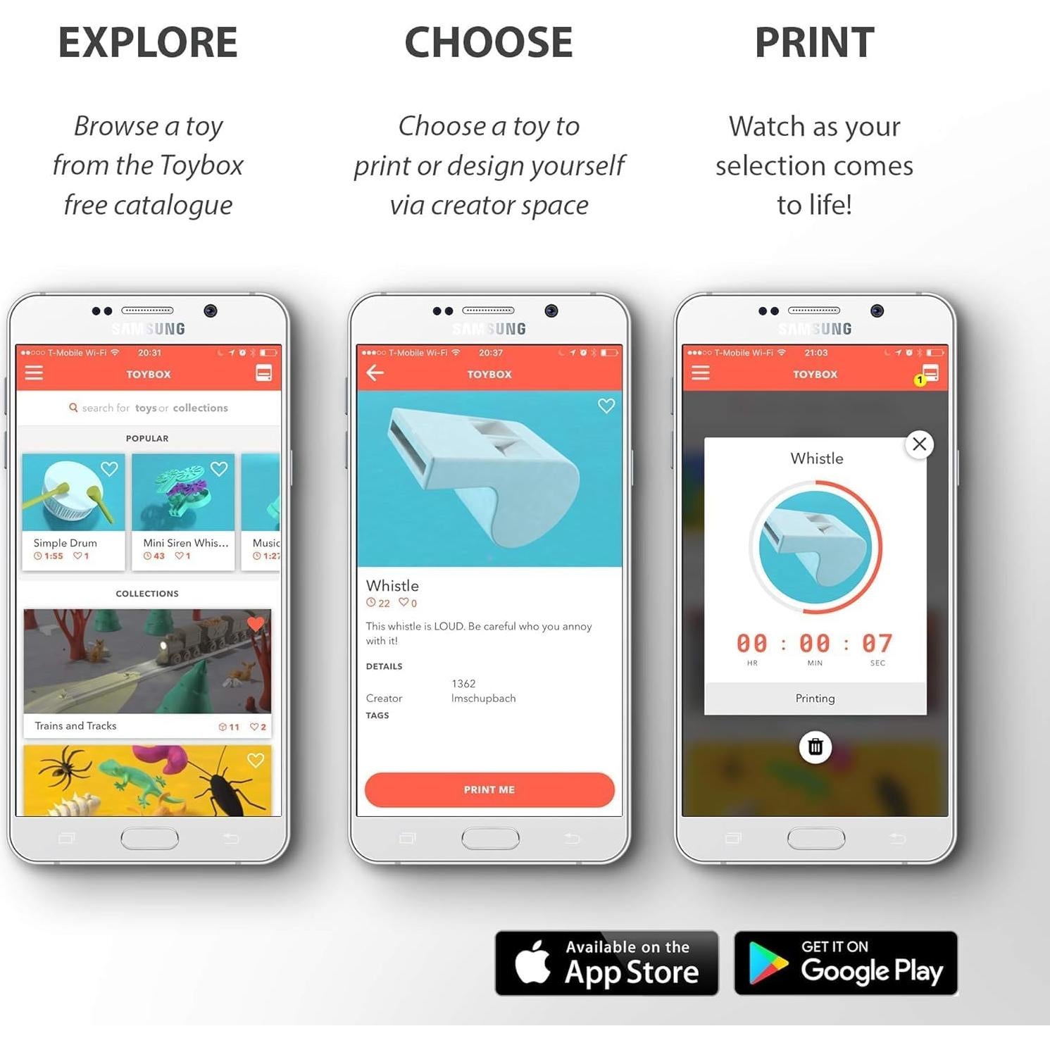 Impresora 3D Toybox Alpha2 para Niños - Fácil y Segura