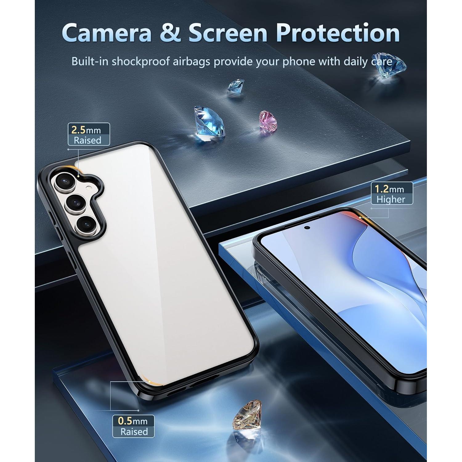 Funda FNTCASE para Samsung Galaxy S24 FE - Protección clara