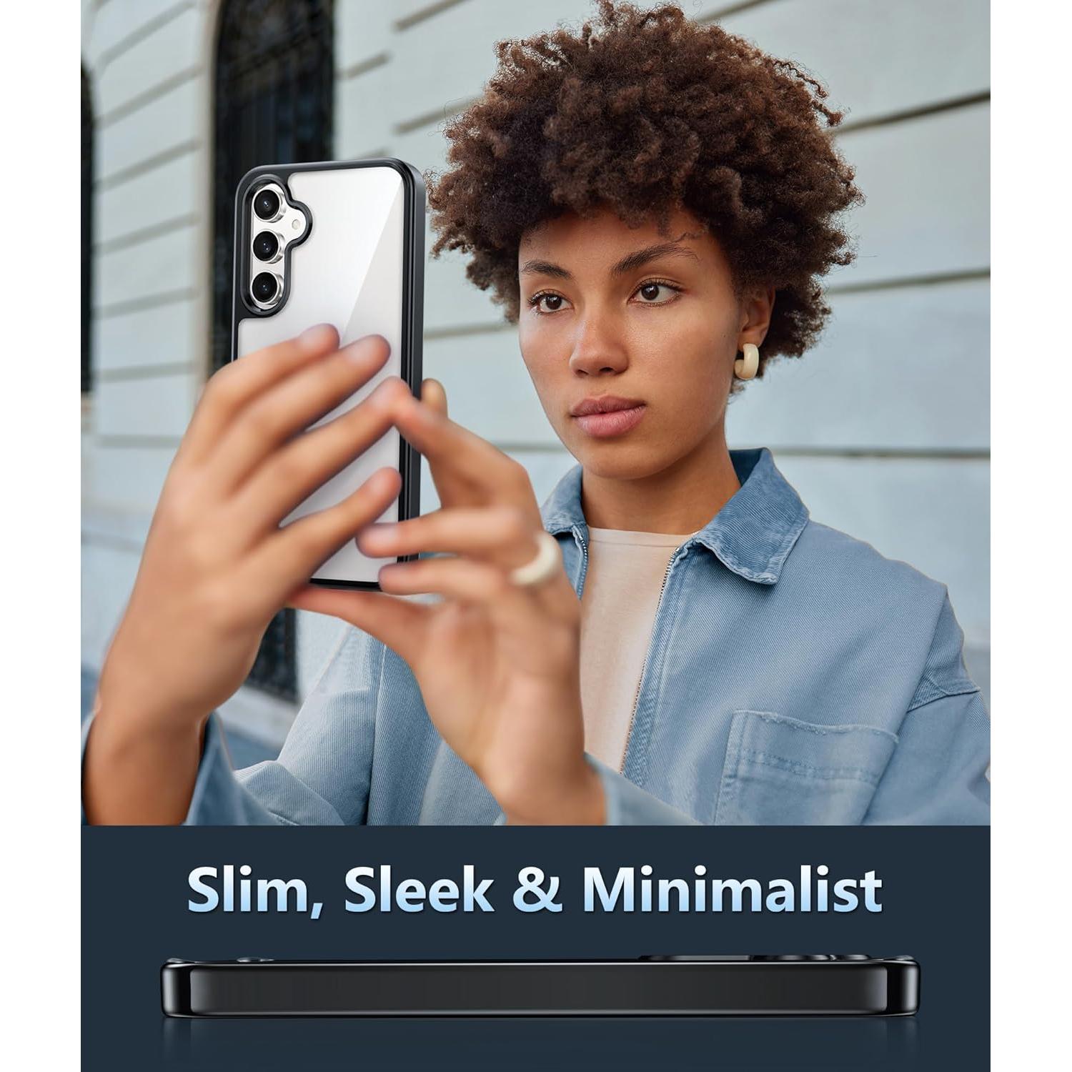 Funda FNTCASE para Samsung Galaxy S24 FE - Protección clara