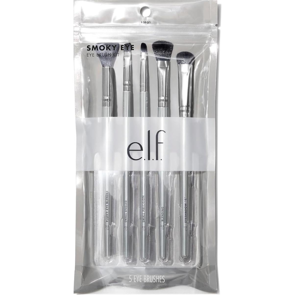 Kit de Brochas para Ojos Ahumados e.l.f. 5 Piezas Vegano