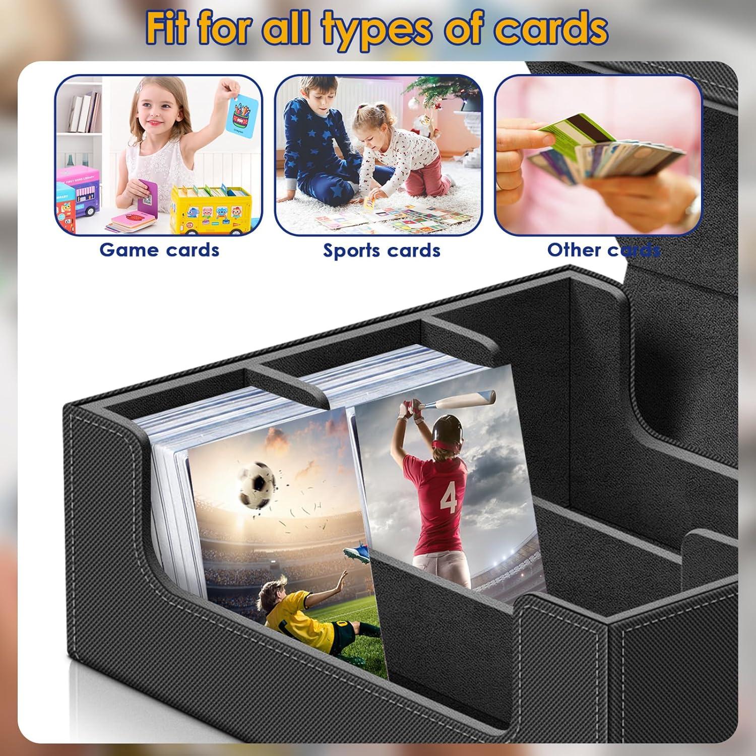 Caja de Cartas Homthy 1800+ con Cierre Magnético