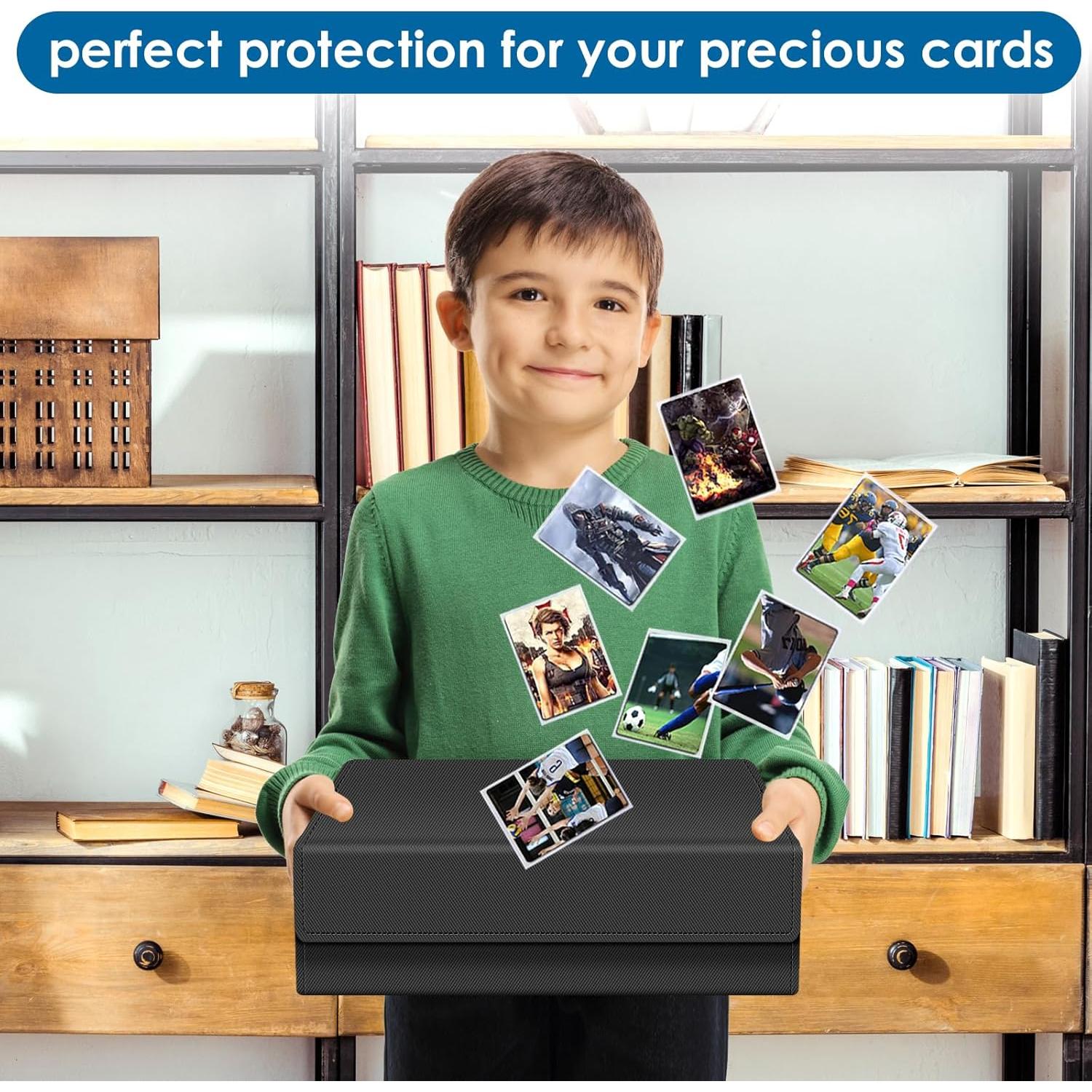 Caja de Cartas Homthy 1800+ con Cierre Magnético