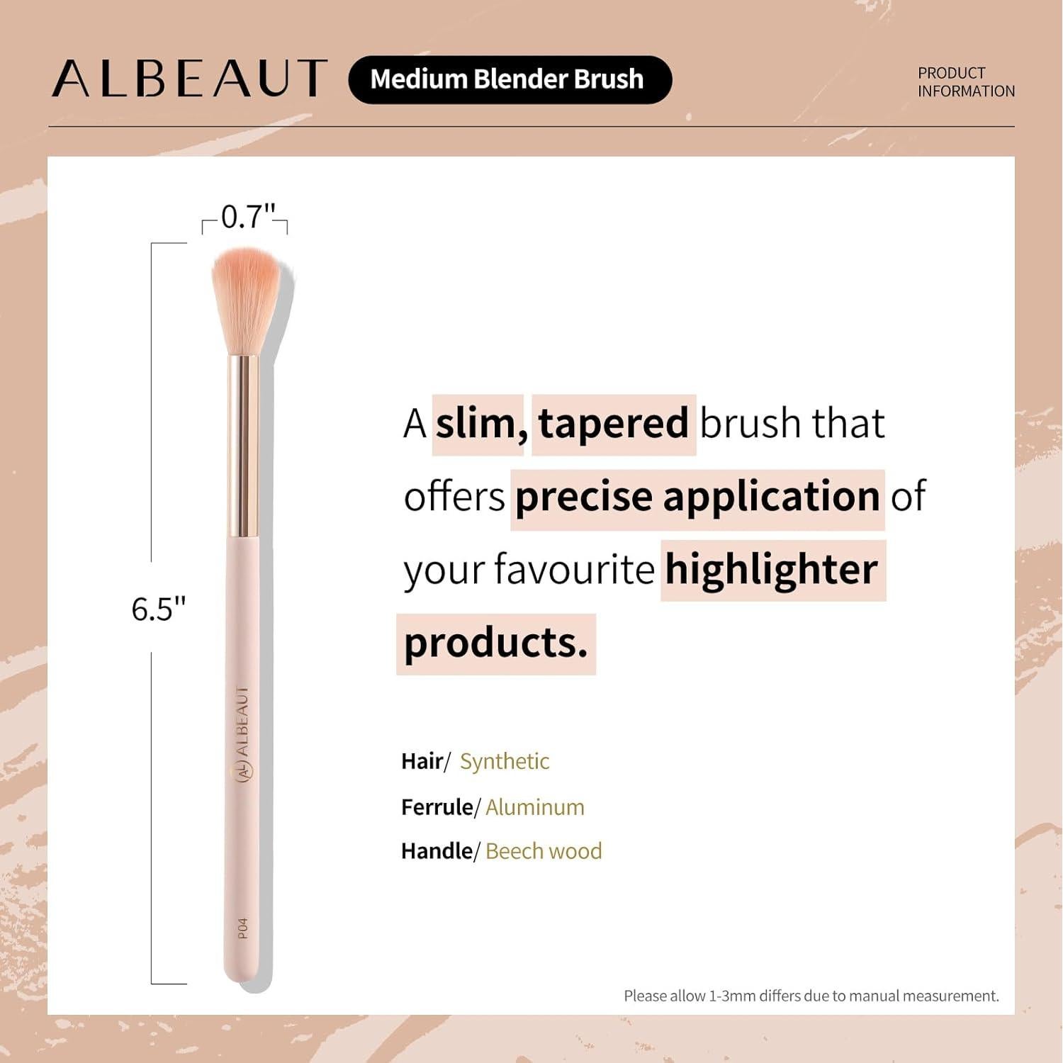 Juego de Brochas de Maquillaje Albeaut - Vegano y Libre de Crueldad