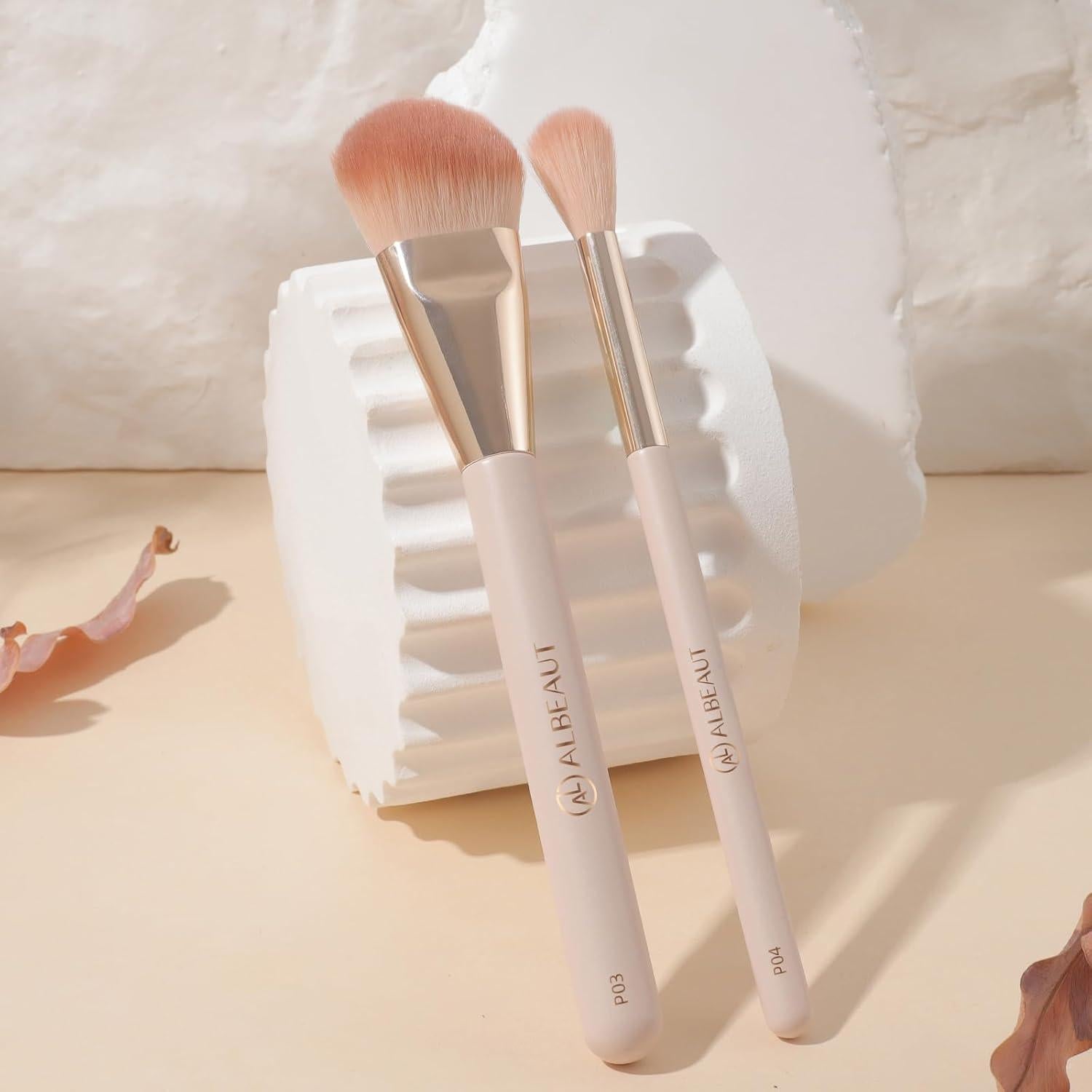 Juego de Brochas de Maquillaje Albeaut - Vegano y Libre de Crueldad