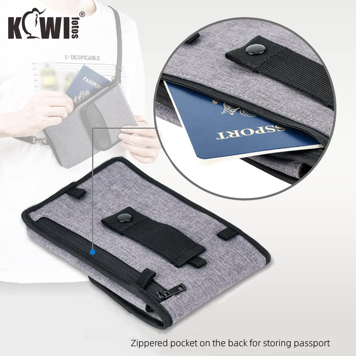 Funda de Teléfono KIWIFOTOS para Cintura y Hombro Gris