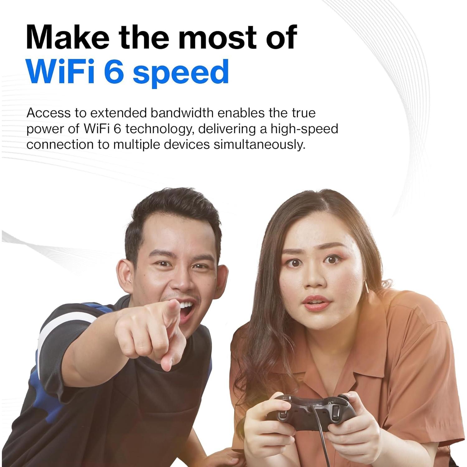 Router WiFi 6 Linksys E8450 Doble Banda 3.2 Gbps 25 Dispositivos