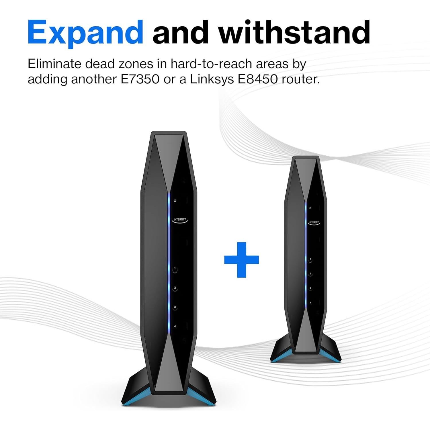 Router WiFi 6 Linksys E8450 Doble Banda 3.2 Gbps 25 Dispositivos