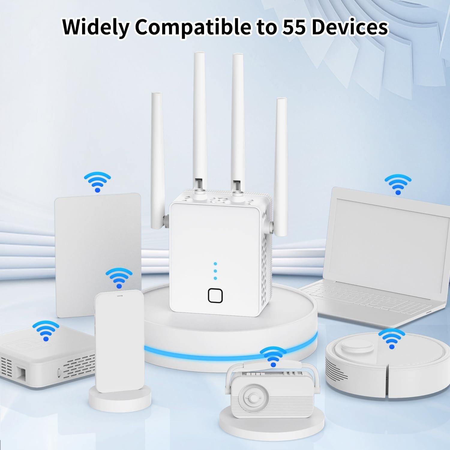 Extensor de WiFi Nonser M-97C 1200Mbps Doble Banda 929m²