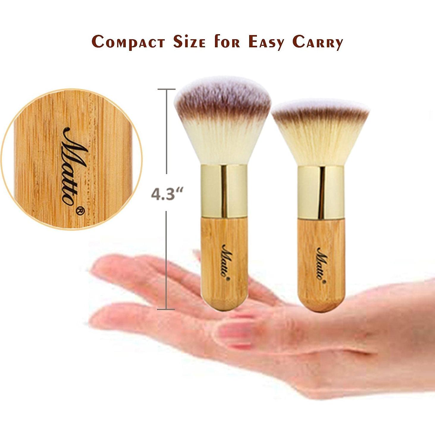 Juego de Brochas de Maquillaje Matto 2 Piezas Kabuki