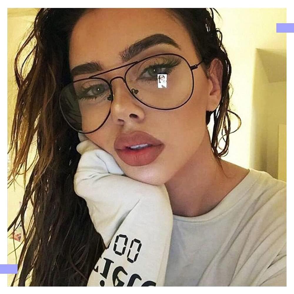 Gafas de Aviador Transparentes Dollger 3025 Montura Negra