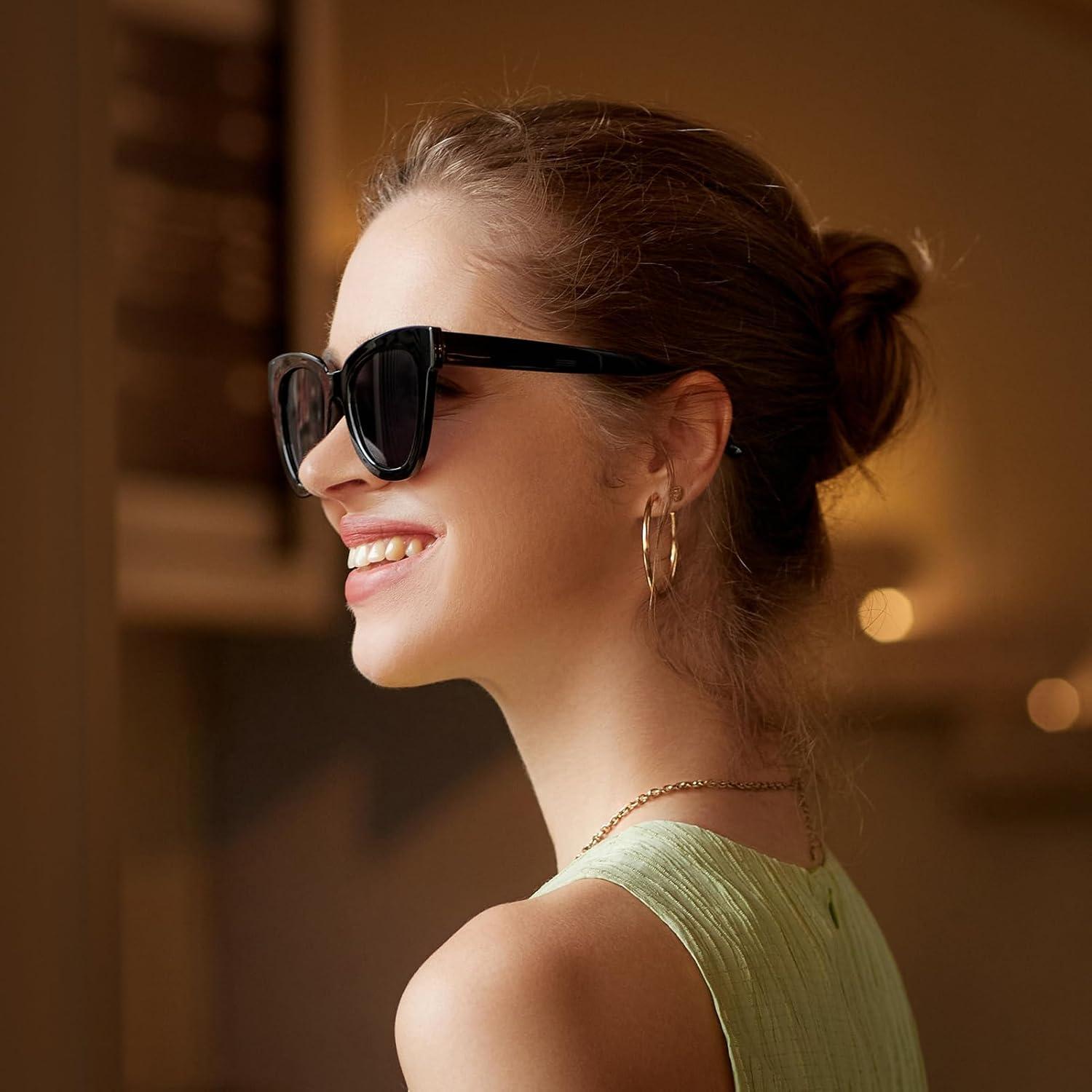 Gafas de sol retro Dollger ojo de gato UV400 para mujer