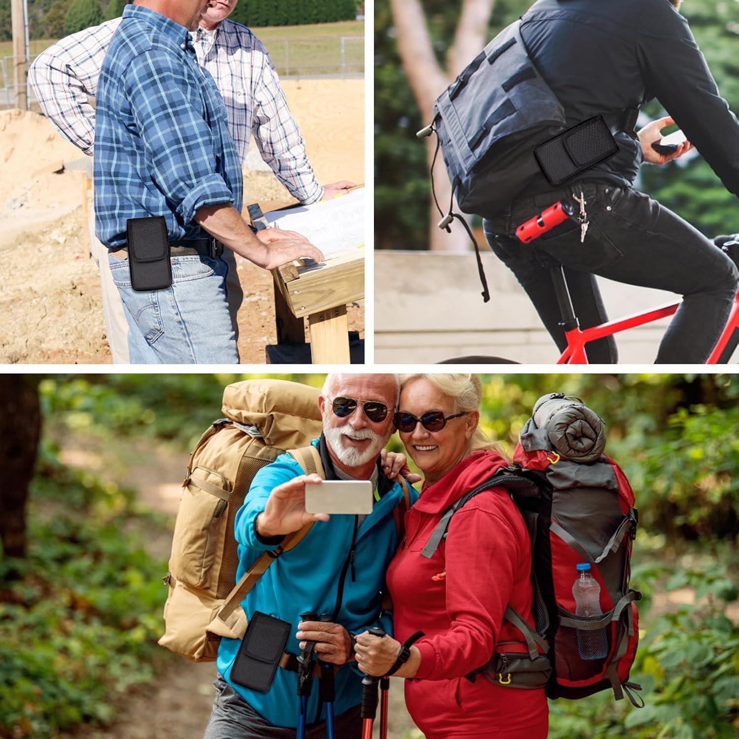 Funda Doble Resistente ykooe para iPhone y Samsung - Negro